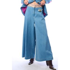 Aratta Light Blue Wide-Leg Pants (3/24/26)